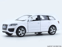 Audi Q7 White 1:32 RMZ City 5 inch pullback diecast scale model car