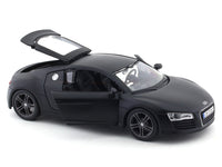 Audi R8 matte black 1:24 Maisto licensed diecast Scale Model car