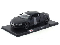 Audi R8 matte black 1:24 Maisto licensed diecast Scale Model car