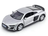Audi R8 Silver 1:36 Super Fast pull back car scale model