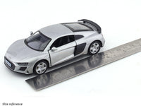 Audi R8 Silver 1:36 Super Fast pull back car scale model