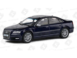 Audi S8 D3 Night blue pearl 1:43 Solido licensed diecast Scale Model collectible