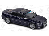 Audi S8 D3 Night blue pearl 1:43 Solido licensed diecast Scale Model collectible