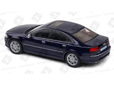 Audi S8 D3 Night blue pearl 1:43 Solido licensed diecast Scale Model collectible
