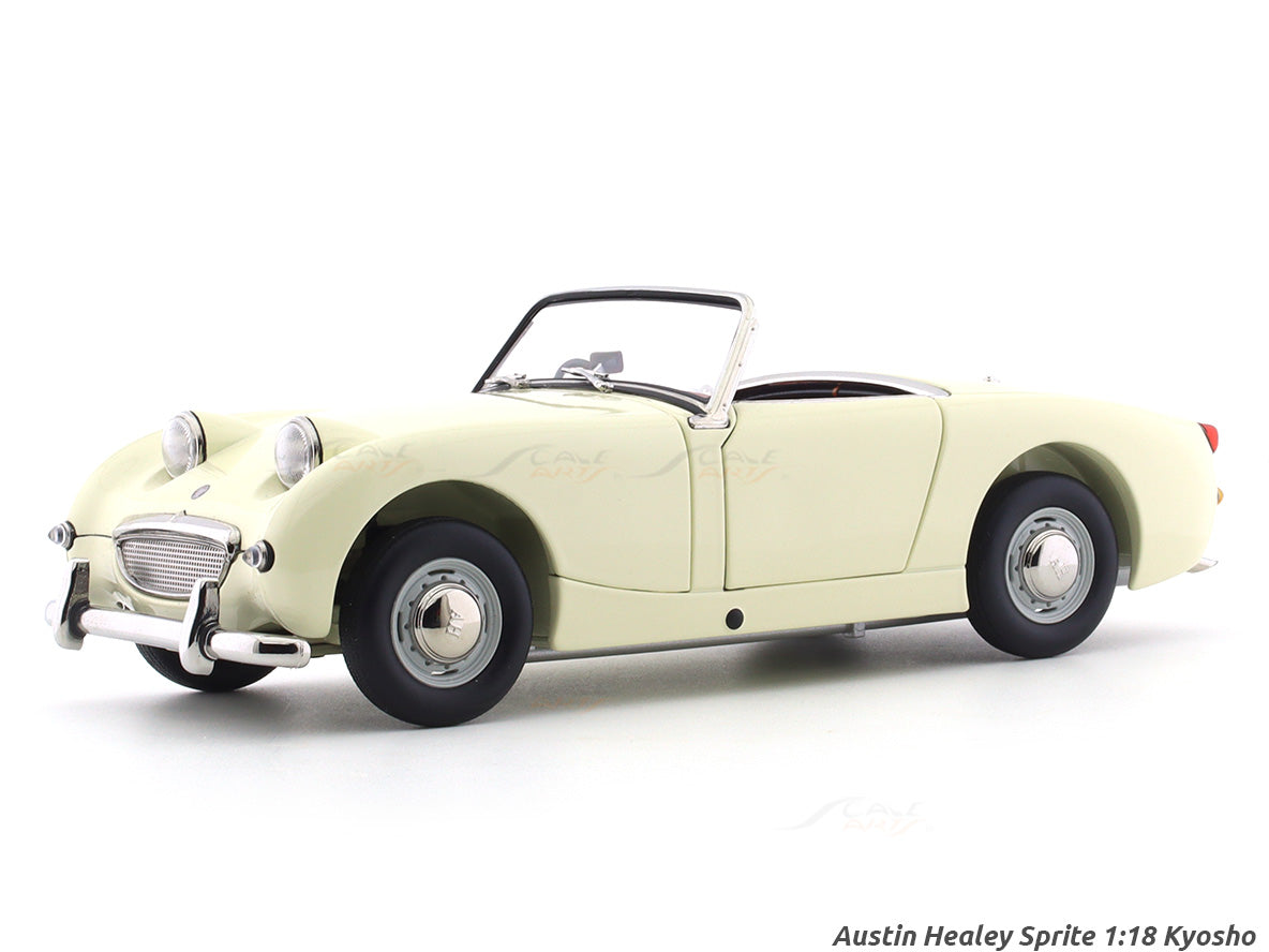 No370 ミニカー1/18箱あり Austin Healey100S 1955 Austin Healey Sprite 1:18 Kyosho licensed diecast model car premium co