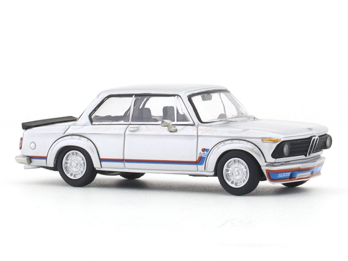 MCG 1/18 - BMW 2002 Turbo Blanche 1973, Voiture Miniature En Diecast
