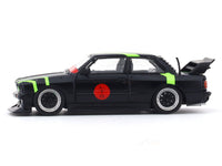 BMW M3 E30 black 1:64 Street Weapon diecast scale model car miniature