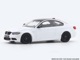 BMW M3 E92 white 1:64 Model Attudide diecast scale model car