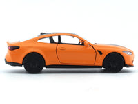 BMW M4 CSL matte orange 1:32 RMZ City 5 inch pullback diecast scale model car