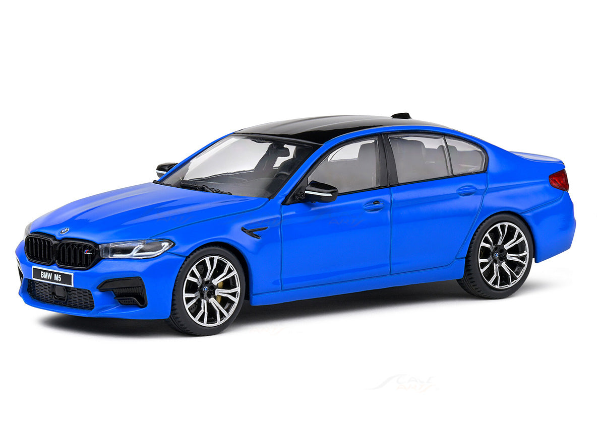 BMW M5 F19 Competition Blue 1:43 Solido licensed diecast Scale