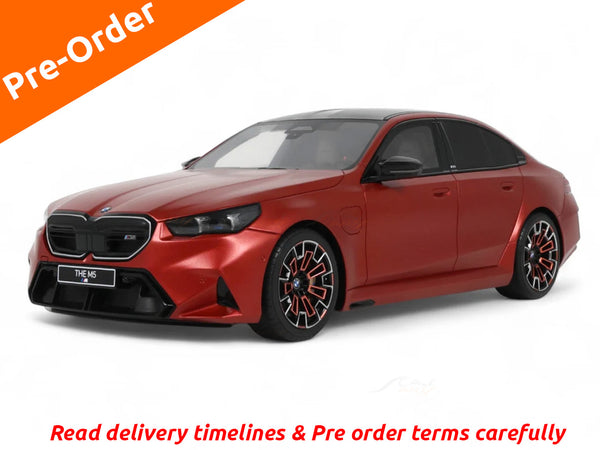 Pre Order : BMW M5 G90 Pebble Beach Frozen Orange 1:18 GT Spirit resin scale model car collectible