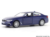 BMW M550i blue 1:32 RMZ City licensed pull back car scale model