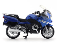 BMW R1250 RT blue 1:12 MSZ licensed diecast scale model bike collectible