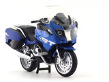 BMW R1250 RT blue 1:12 MSZ licensed diecast scale model bike collectible