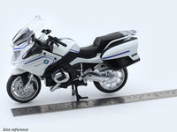 BMW R1250 RT white 1:12 MSZ licensed diecast scale model bike collectible