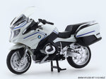 BMW R1250 RT white 1:12 MSZ licensed diecast scale model bike collectible