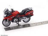 BMW R1250RT red 1:18 MSZ licensed diecast scale model bike collectible