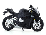 BMW S1000 RR Black 1:12 MSZ licensed diecast scale model bike collectible