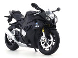 BMW S1000 RR Black 1:12 MSZ licensed diecast scale model bike collectible