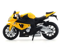 BMW S1000 RR Yellow 1:12 MSZ licensed diecast scale model bike collectible