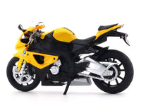 BMW S1000 RR Yellow 1:12 MSZ licensed diecast scale model bike collectible