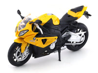 BMW S1000 RR Yellow 1:12 MSZ licensed diecast scale model bike collectible