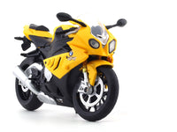 BMW S1000 RR Yellow 1:12 MSZ licensed diecast scale model bike collectible