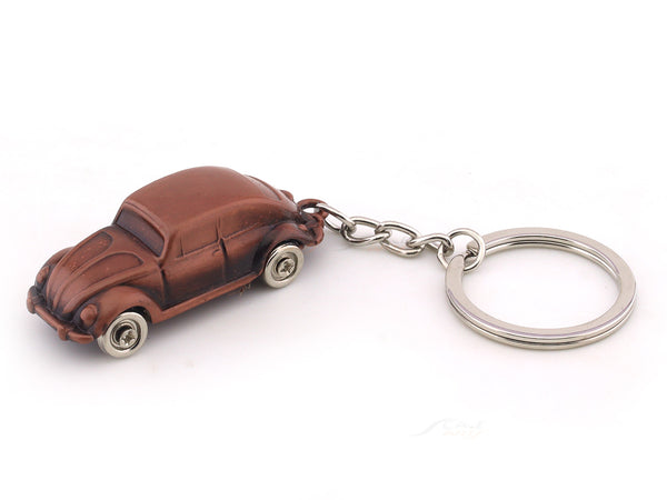 Beetle like design copper metal keyring / keychain | Scale Arts India