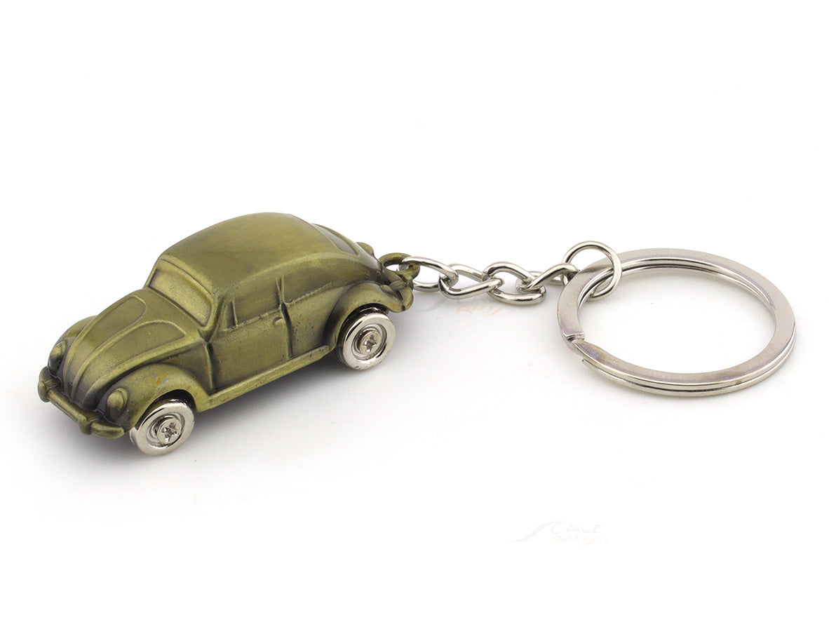 Beetle like design golden metal keyring / keychain | Scale Arts India