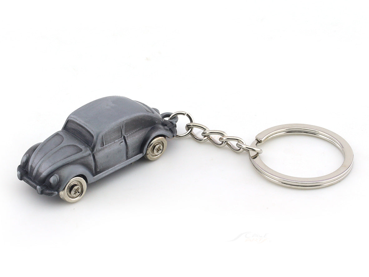 Beetle like design grey metal keyring / keychain | Scale Arts India