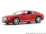 Bentley Continental GT V8 red 1:36 Super Fast pull back car scale model