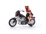 Bike & Girl 1:64 YTM resin scale model bike
