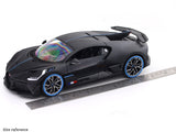 Bugatti Divo 50th Anniversary Carbon fiber 1:18 Bburago licensed diecast scale model collectible