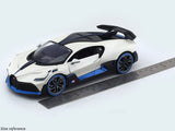 Bugatti Divo White 1:24 Maisto diecast alloy scale model car