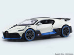 Bugatti Divo White 1:24 Maisto diecast alloy scale model car