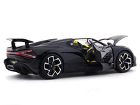 Bugatti Mistral Black 1:18 Bburago licensed diecast scale model car collectible