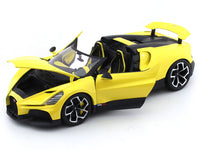 Bugatti Mistral Yellow 1:18 Bburago licensed diecast scale model car collectible