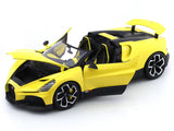 Bugatti Mistral Yellow 1:18 Bburago licensed diecast scale model car collectible