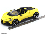 Bugatti Mistral Yellow 1:18 Bburago licensed diecast scale model car collectible