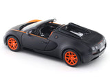 Bugatti Veyron 16.4 Grand Sport Vitesse matte black 1:18 Rastar licensed diecast scale model car collectible