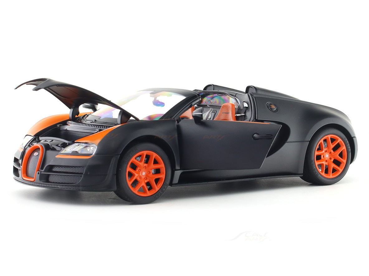 Bugatti Veyron 16.4 Grand Sport Vitesse matte black 1:18 Rastar licens