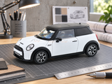 Mini Cooper S White 1:18 HMB Licensed Diecast Scale Model Car Collectible | Classic British Performance Car | Buy in India