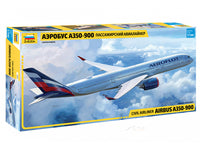 Civil airliner AIRBUS A350-900 1:144 Zvezda plastic model kit