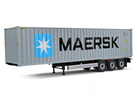 Container MEARSK Trailer 1:24 Solido diecast scale model truck collectible