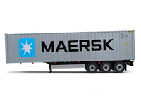 Container MEARSK Trailer 1:24 Solido diecast scale model truck collectible