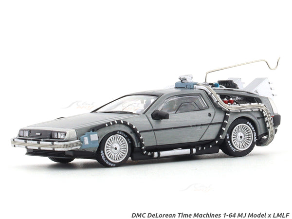 DMC DeLorean Time Machines T3 1-64 MJ Model x LMLF diecast scale model car miniature