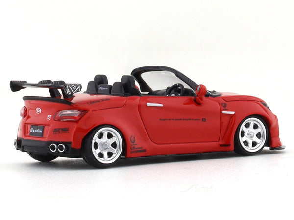 Daihatsu Copen GT-K LBWK red 1:64 Stance Hunters diecast scale car ...