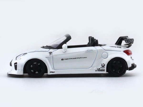 Daihatsu Copen GT-K LBWK white 1:64 Stance Hunters diecast scale car ...