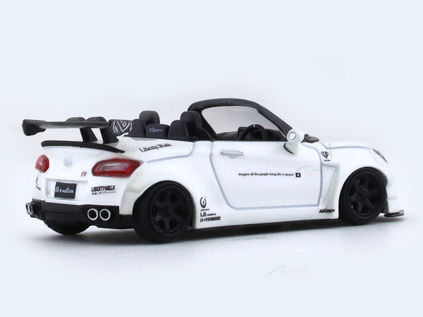 Daihatsu Copen GT-K LBWK white 1:64 Stance Hunters diecast scale car ...