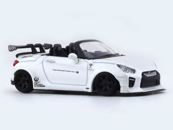 Daihatsu Copen GT-K LBWK white 1:64 Stance Hunters diecast scale car ...